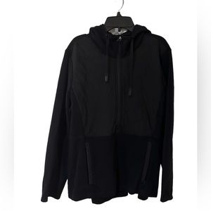 TALBOTS THERMA-STRETCH QUILTED HALF ZIP JACKET SZ LP